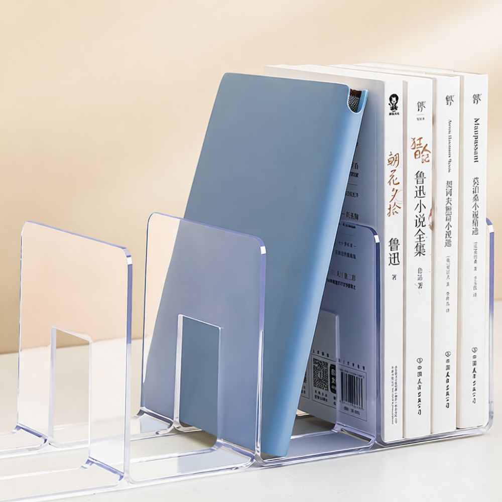 Clear Acrylic Book Stand Holder - Suporte de livros em acrílico transparente,