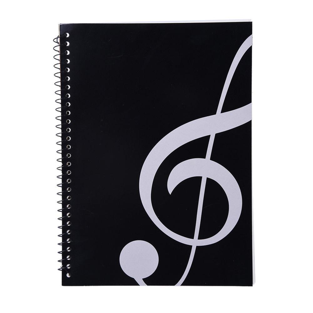 Blank Sheet Music Notebook - Álbum de música de 50 páginas,