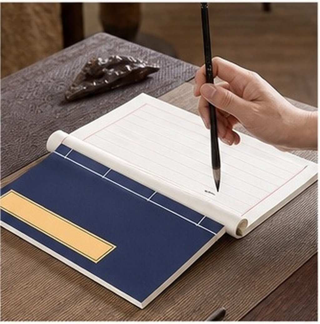 Chinese Calligraphy Practice Book - 1 Livro de Papel de Caligrafia