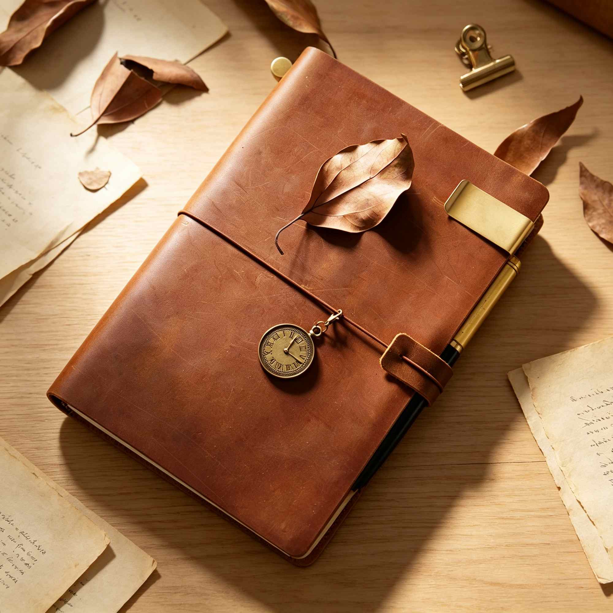 Diário de viagem em couro Craz - Vintage Leather Journal Notebook avaliação e preço